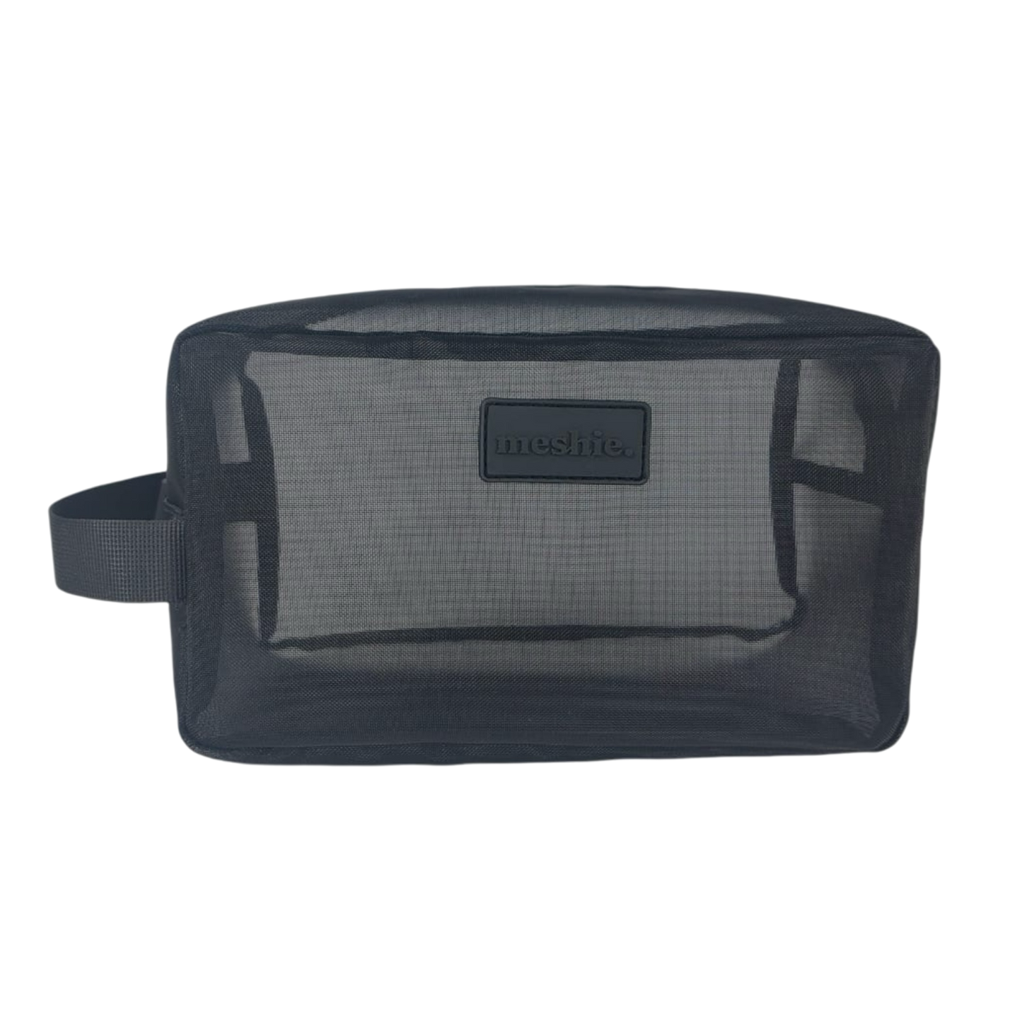 Black Rectangle Meshie Pouch