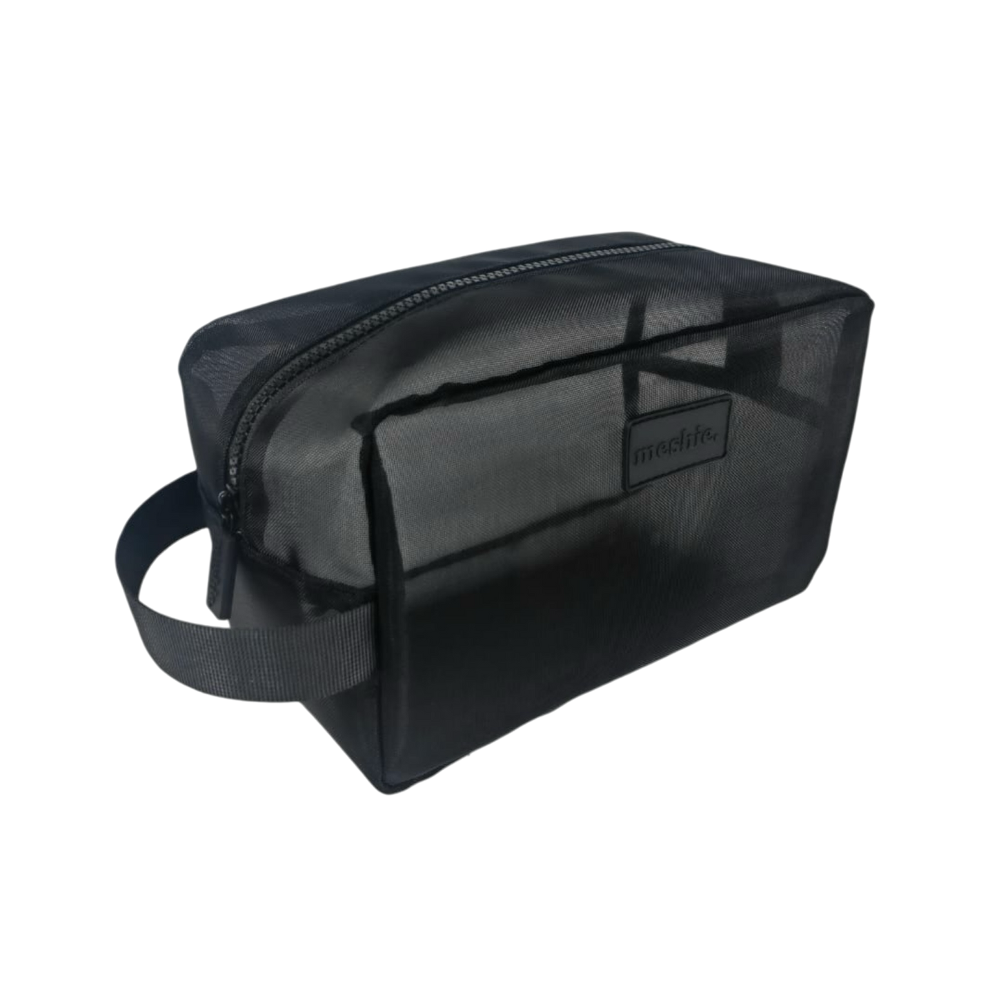 Black Rectangle Meshie Pouch