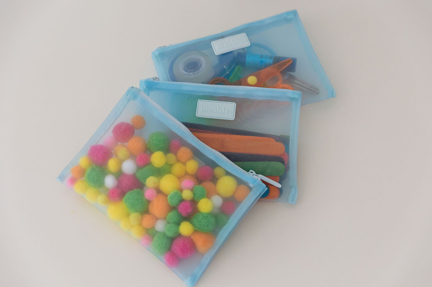 Blue Small Meshie Pouch