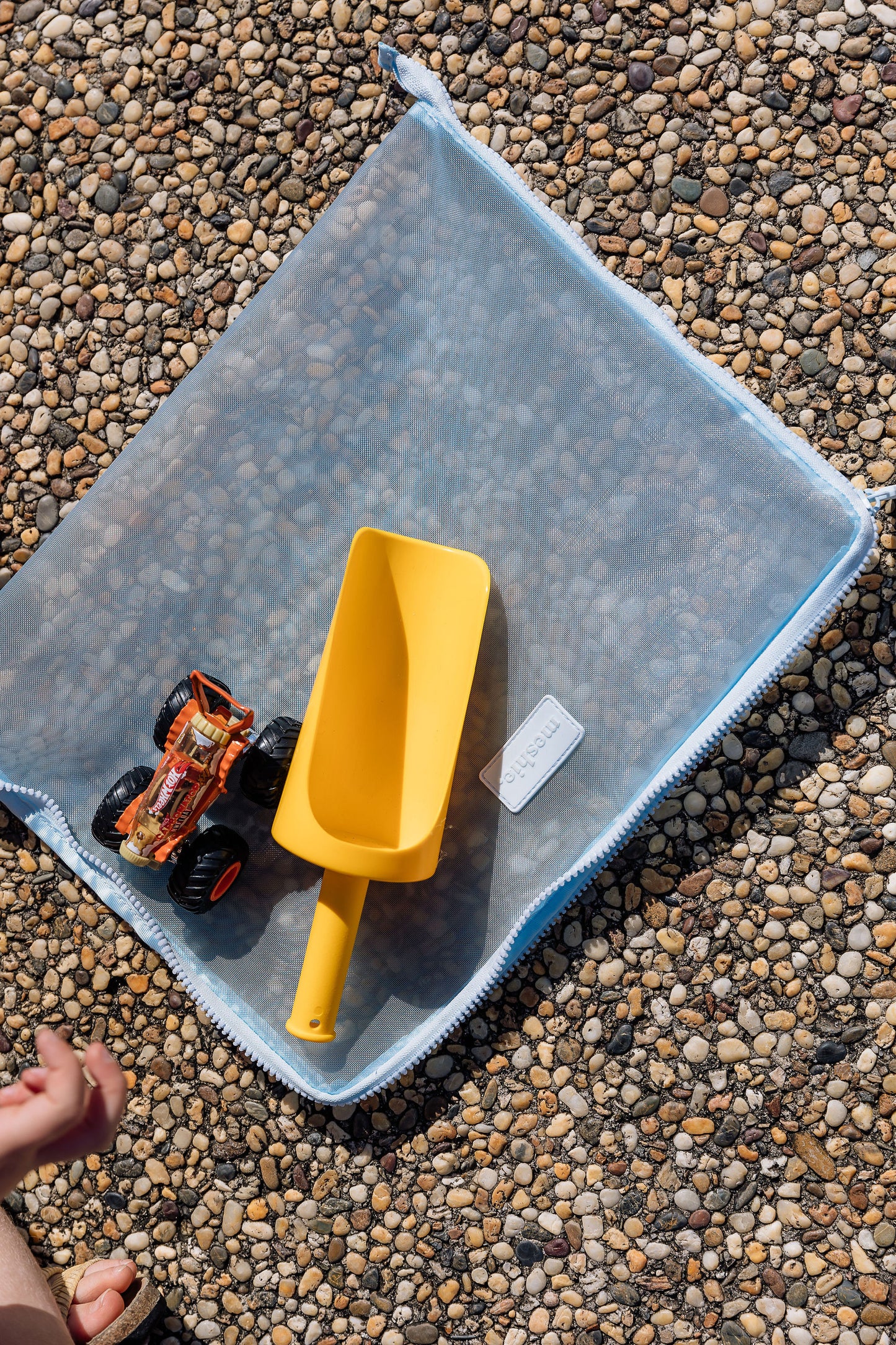 Blue Large Meshie Pouch