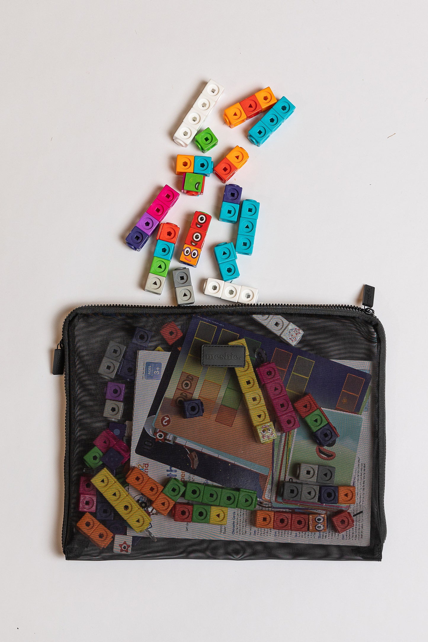 Black Large Meshie Pouch