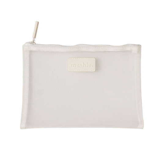 White Small Meshie Pouch