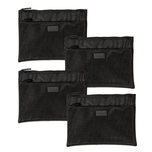 Black Bundle Dual Pocket Meshie x 4