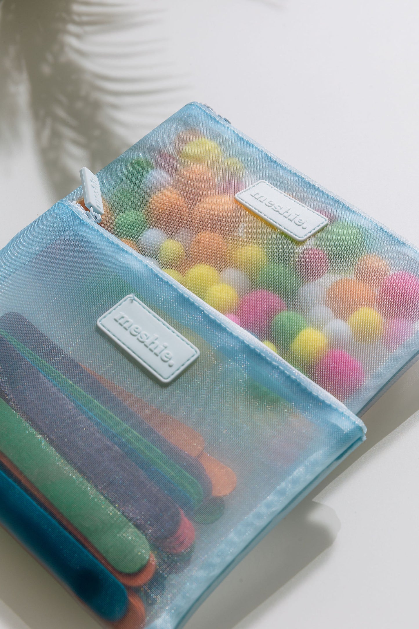 Blue Small Meshie Pouch