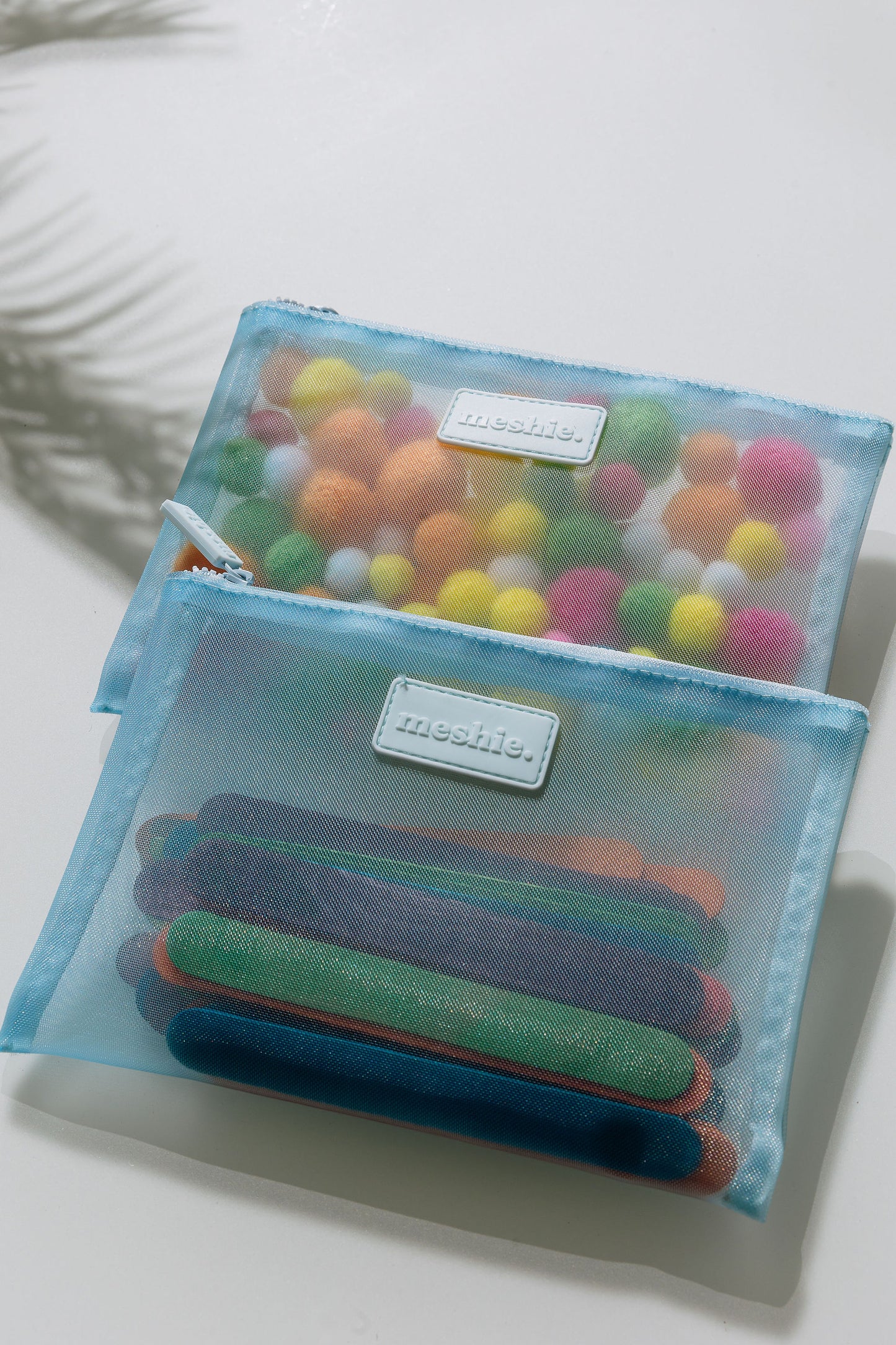 Blue Small Meshie Pouch