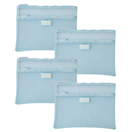 Blue Bundle Dual Pocket Meshie x 4